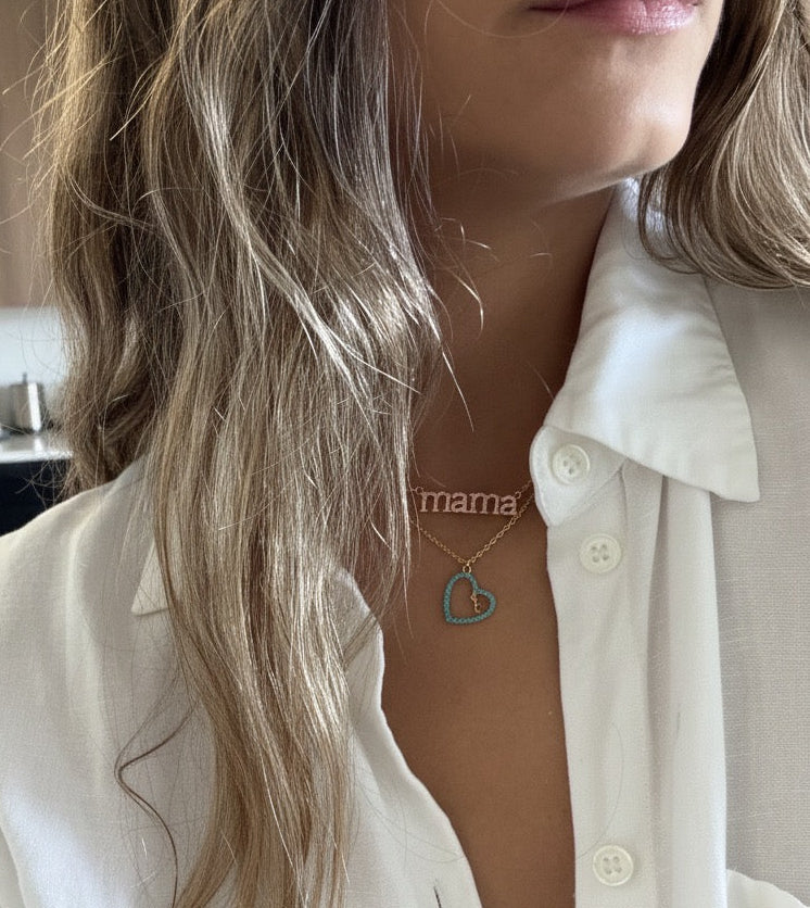 Mama Gemstone Necklace