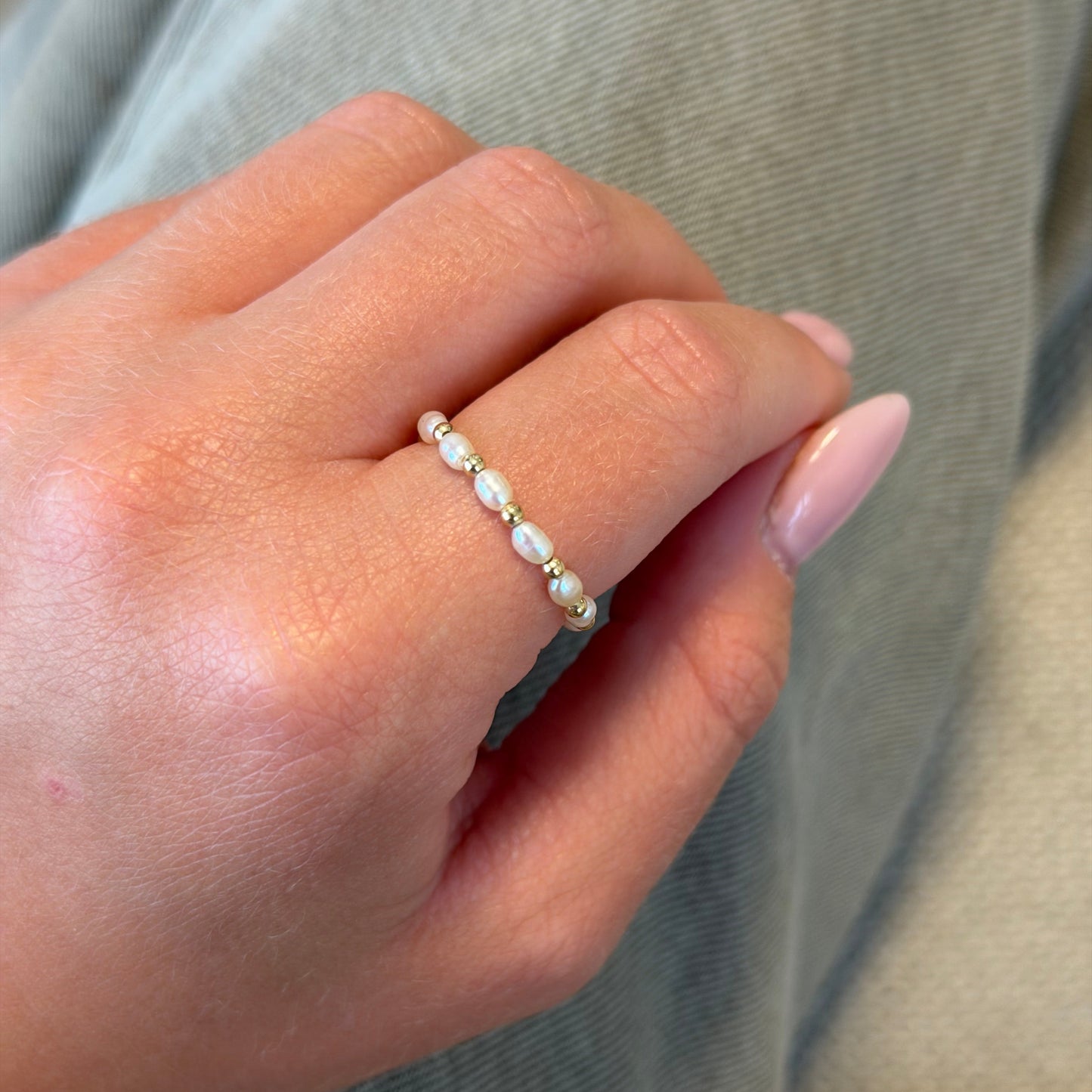 Pearl Dot Ring