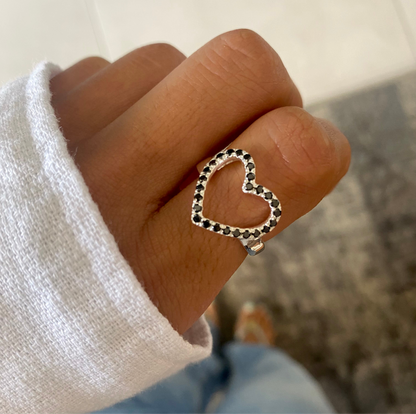 Heart Gemstone Ring