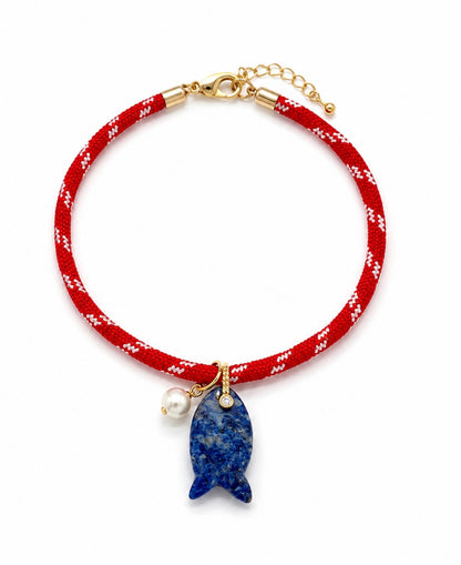 Lucky Fish Anklet | צמיד רגל לאקי פיש