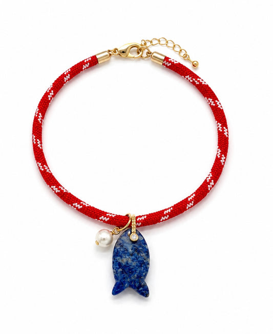 Lucky Fish Anklet | צמיד רגל לאקי פיש