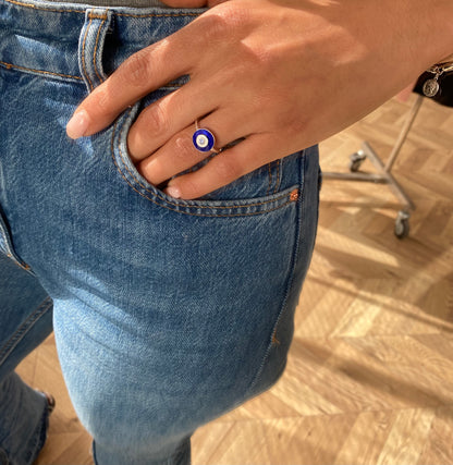 Sapphire Evil Eye Ring | Blue