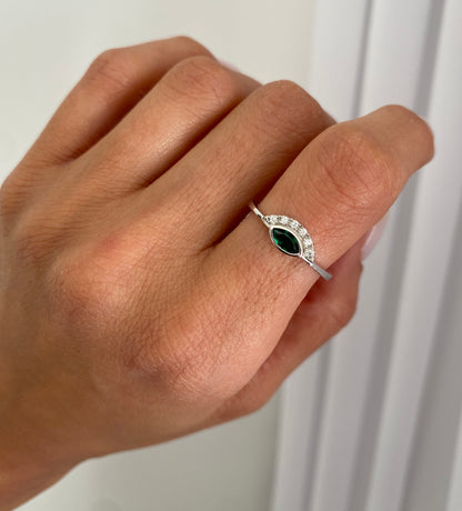 Green Eye Ring