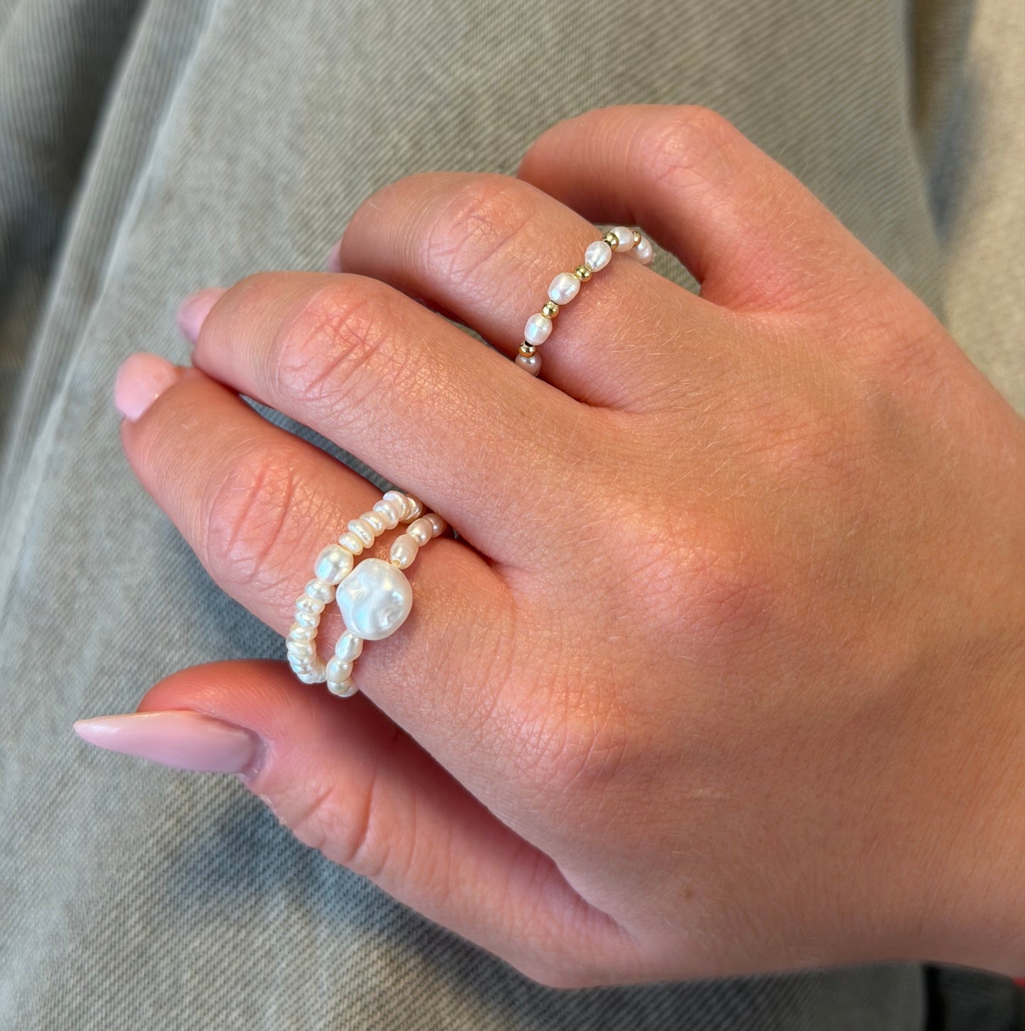 Pearl Dot Ring