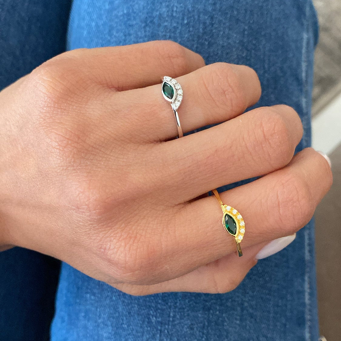 Green Eye Ring