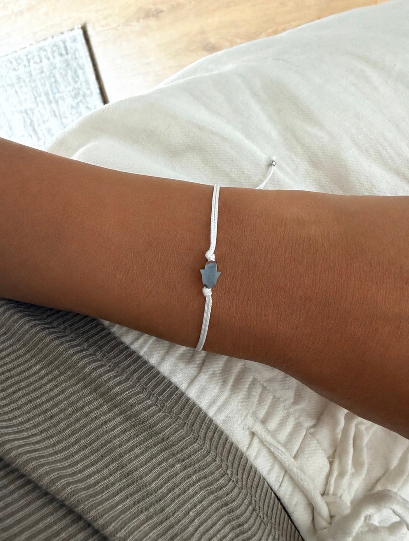 צמיד חמסה כסף מאוזן ברכה לחג | Gift Bracelet