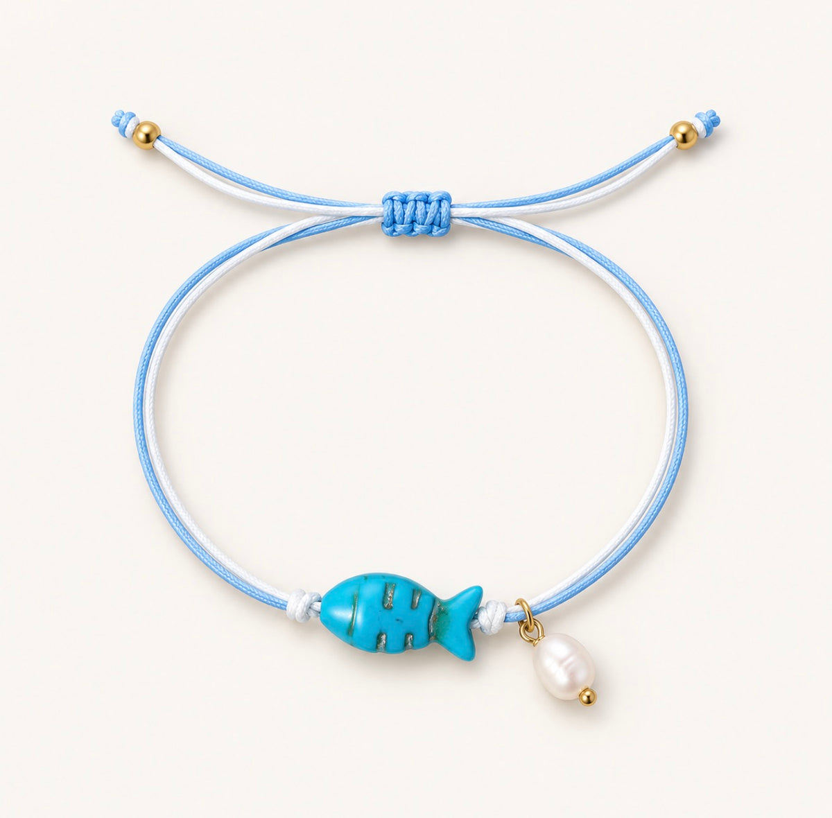 Fish Pearl Thread Bracelet