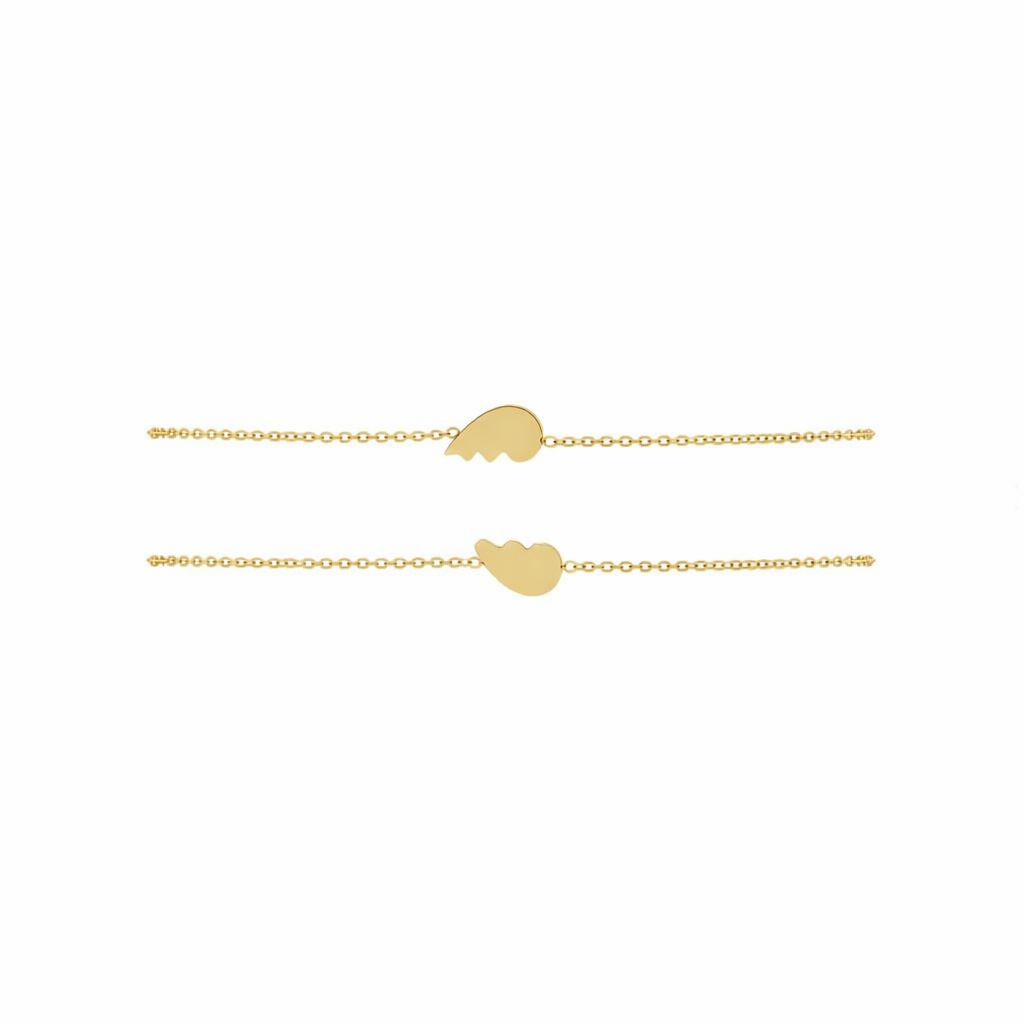 Broken Heart Bracelet Set