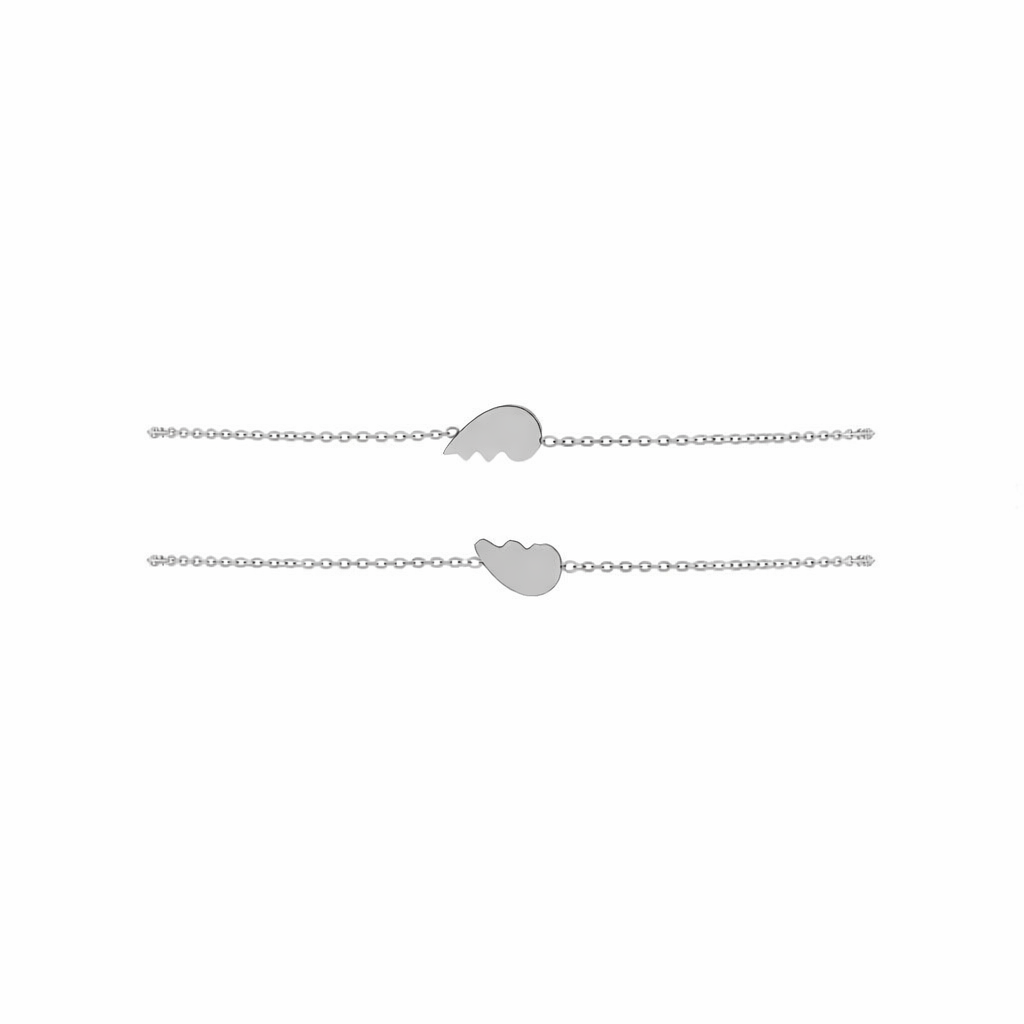 Broken Heart Bracelet Set