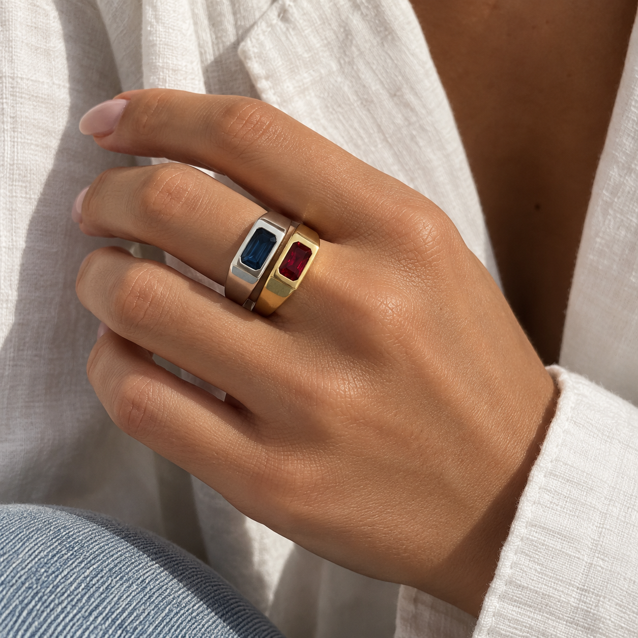 Gemstone cocktail ring