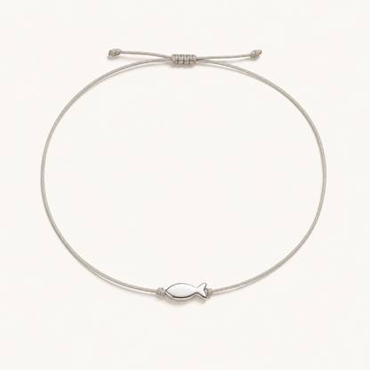FISH CORD NECKLACE | שרשרת חוט דג