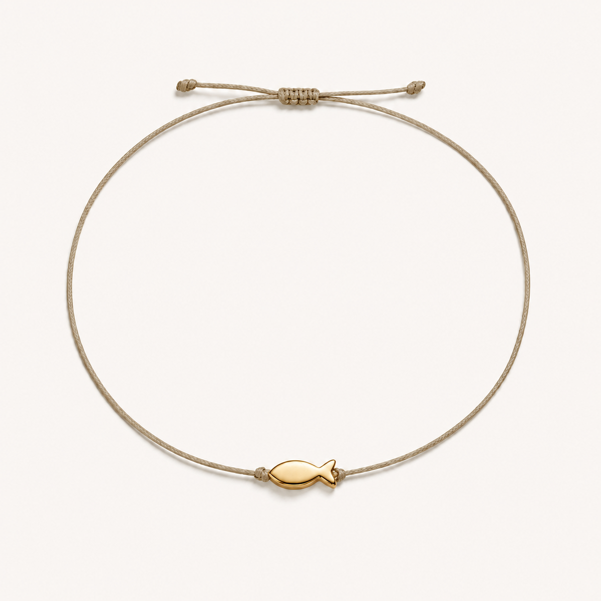 FISH CORD NECKLACE G | שרשרת חוט דג