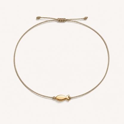 FISH CORD NECKLACE G | שרשרת חוט דג