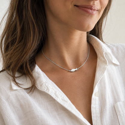 FISH CORD NECKLACE | שרשרת חוט דג